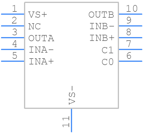 ISL1557IUEZ - Renesas Electronics - PCB symbol