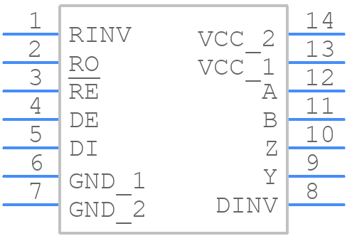 ISL32483EIBZ - Renesas Electronics - PCB symbol
