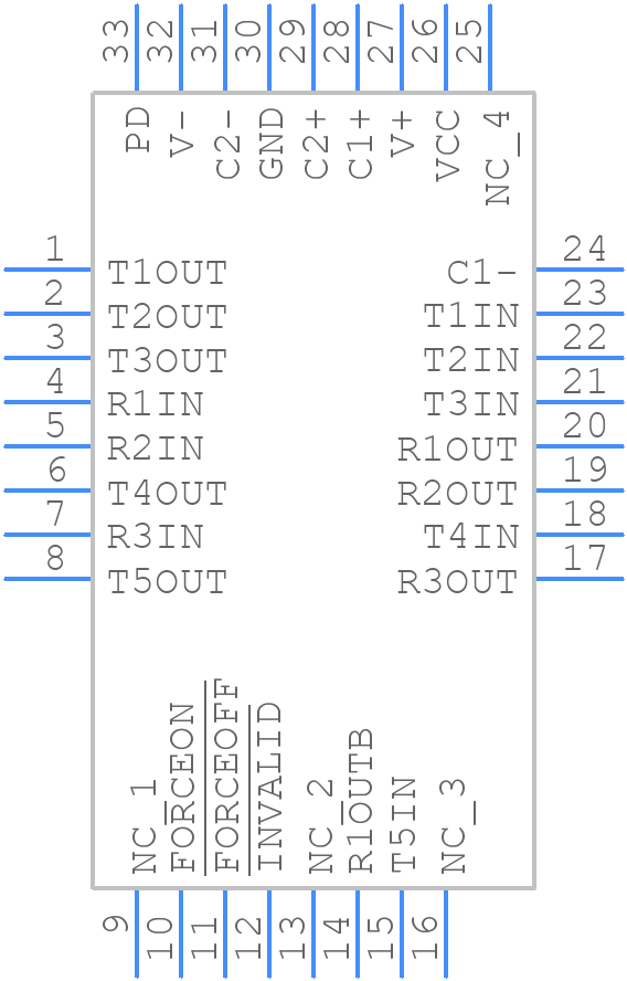 ISL4238EIRZ - Renesas Electronics - PCB symbol