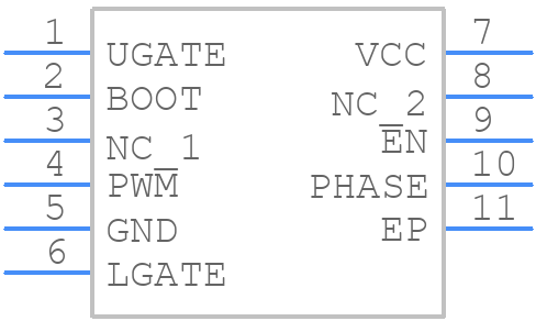 ISL6620IRZ - Renesas Electronics - PCB symbol