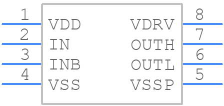 ISL73040SEHVL - Renesas Electronics - PCB symbol