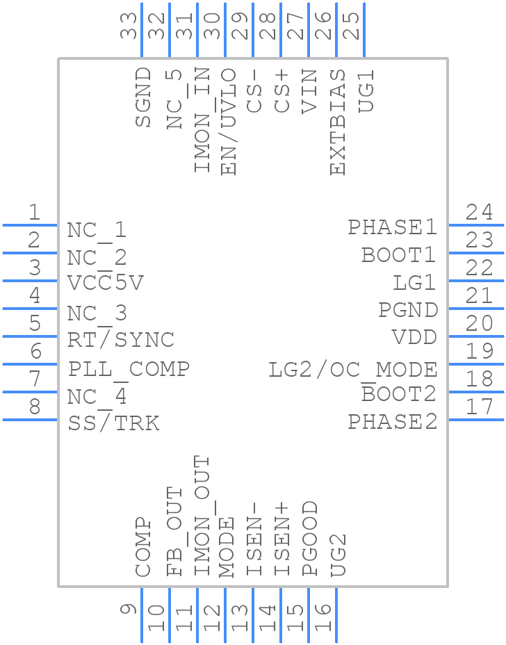 ISL81401AFRZ-T - Renesas Electronics - PCB symbol