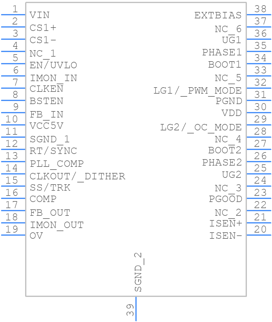 ISL81601FVEZ - Renesas Electronics - PCB symbol