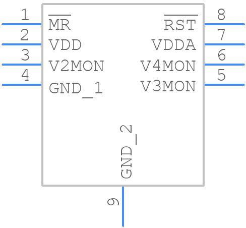 ISL88042IRTHFZ-T - Renesas Electronics - PCB symbol