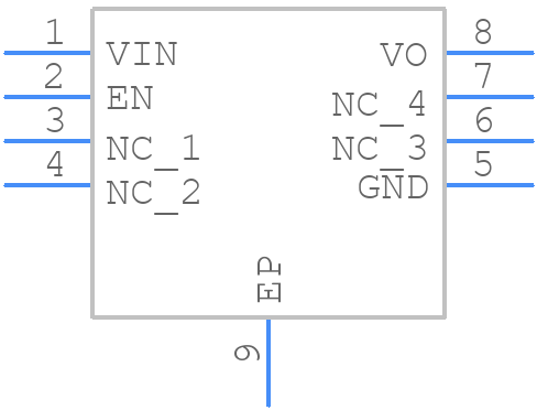 ISL9005AIRFZ-T - Renesas Electronics - PCB symbol