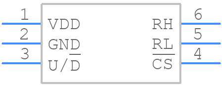 ISL90461UIH627Z-TK - Renesas Electronics - PCB symbol