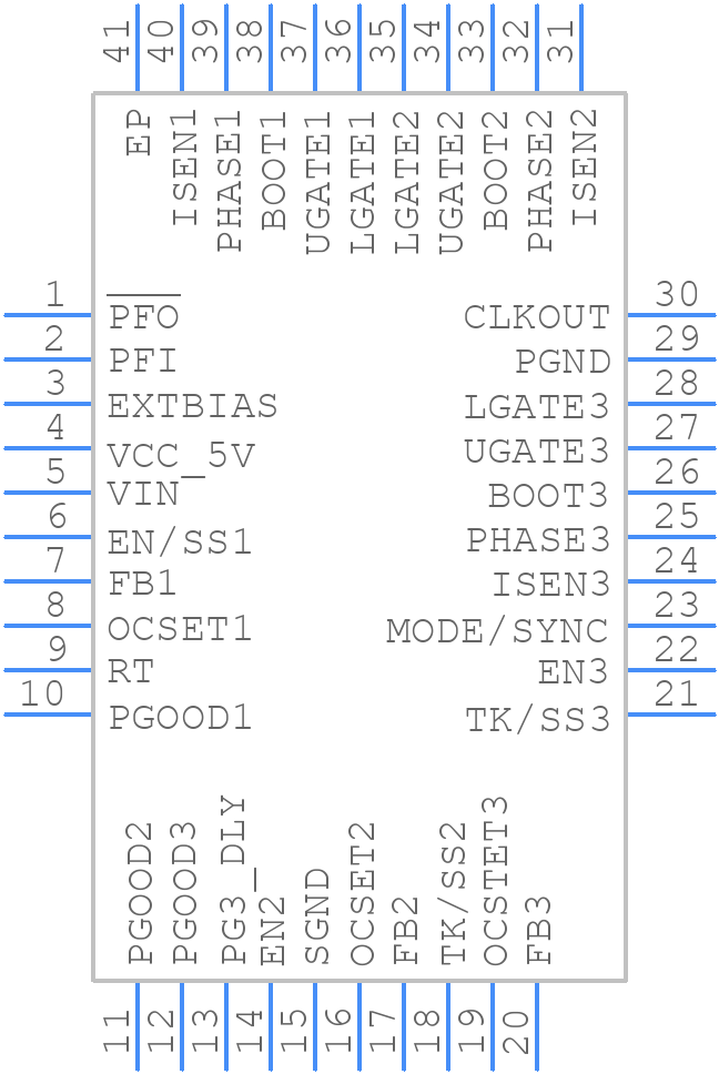 ISL9444IRZ - Renesas Electronics - PCB symbol