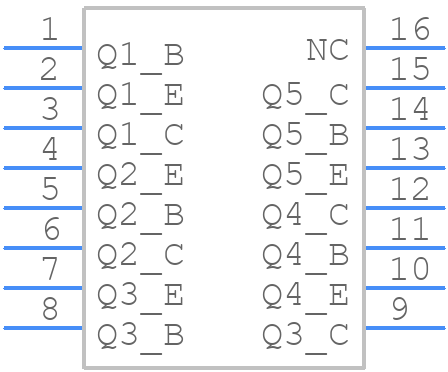 HFA3096BZ - Renesas Electronics - PCB symbol