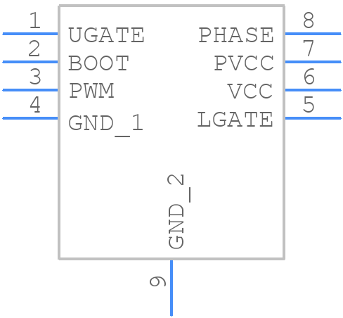 ISL6613AEIBZ-T - Renesas Electronics - PCB symbol