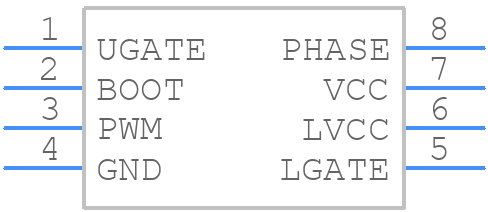 ISL6622IBZ-T - Renesas Electronics - PCB symbol