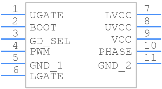 ISL6622IRZ - Renesas Electronics - PCB symbol