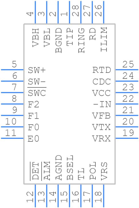 HC55185CIMZ96 - Renesas Electronics - PCB symbol