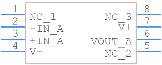 ISL28110FBZ-T7 - Renesas Electronics - PCB symbol