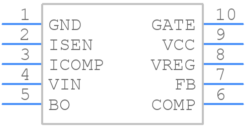 ISL6730CFUZ-T - Renesas Electronics - PCB symbol