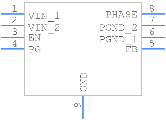 ISL80030AFRZ-T - Renesas Electronics - PCB symbol