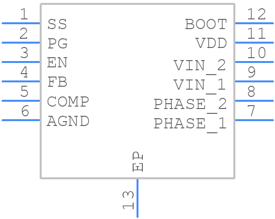 ISL85005AFRZ - Renesas Electronics - PCB symbol