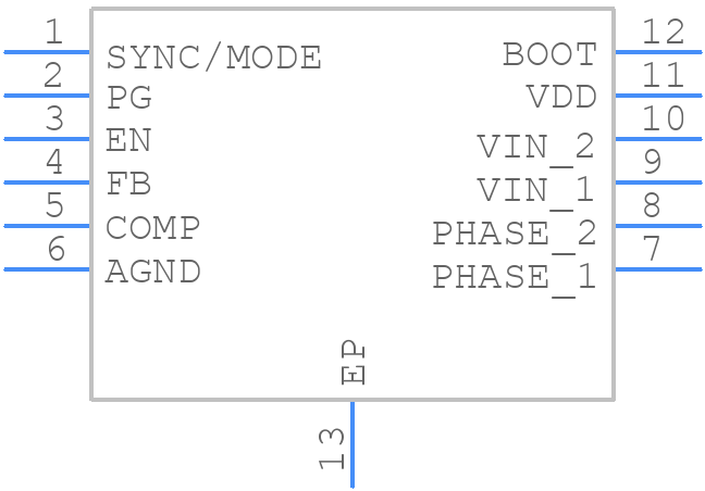 ISL85005FRZ - Renesas Electronics - PCB symbol