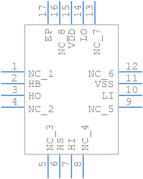 HIP2101IRZ - Renesas Electronics - PCB symbol