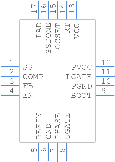 ISL6535IRZ - Renesas Electronics - PCB symbol