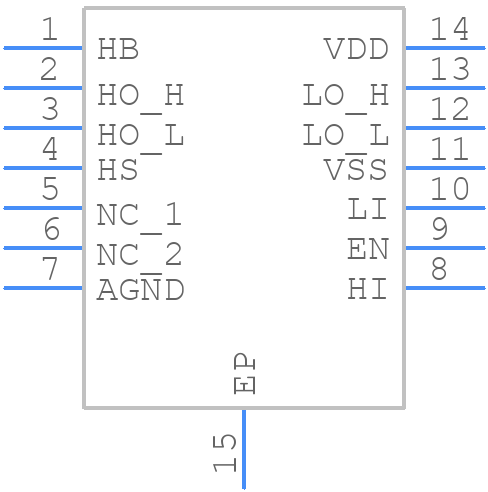 ISL78434AVEZ - Renesas Electronics - PCB symbol