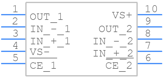 EL5204IYZ - Renesas Electronics - PCB symbol