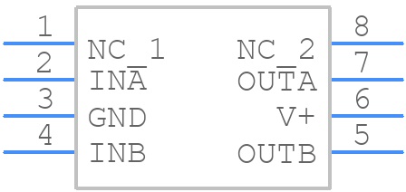 EL7202CSZ-T7 - Renesas Electronics - PCB symbol