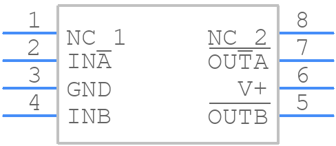 EL7212CNZ - Renesas Electronics - PCB symbol