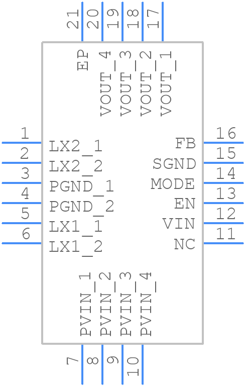 ISL91107IRTAZ - Renesas Electronics - PCB symbol