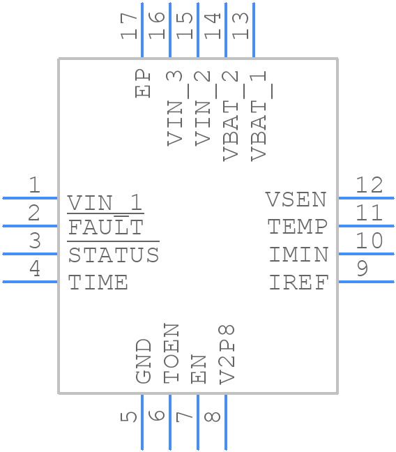ISL9205IRZ-T - Renesas Electronics - PCB symbol