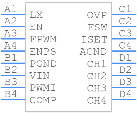 ISL97692IIZ-T - Renesas Electronics - PCB symbol