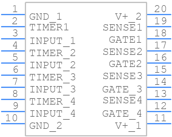 LT1161CSW - Analog Devices - PCB symbol