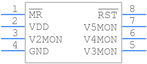 ISL88031IU8HCZ-TK - Renesas Electronics - PCB symbol