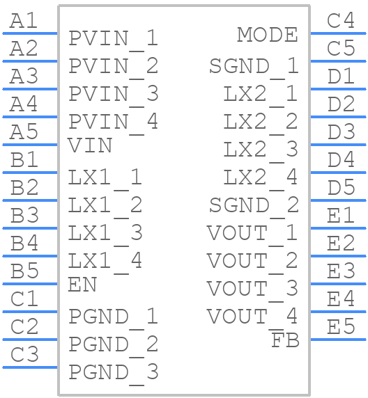 ISL91110II2AZ-T - Renesas Electronics - PCB symbol