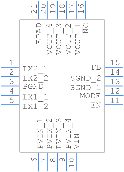 ISL91110IR2AZ-T7A - Renesas Electronics - PCB symbol