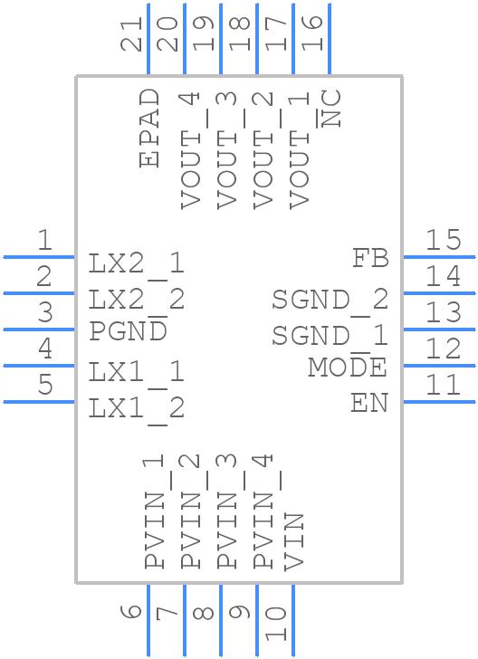 ISL91110IRAZ-T - Renesas Electronics - PCB symbol