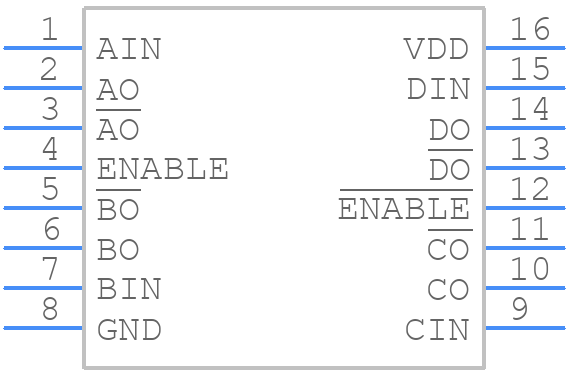 HS1-26CT31RH-Q - Renesas Electronics - PCB symbol