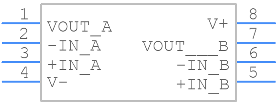 ISL28218FBZ-T13 - Renesas Electronics - PCB symbol