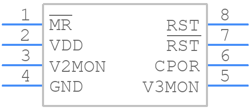 ISL88022IU8HEZ - Renesas Electronics - PCB symbol