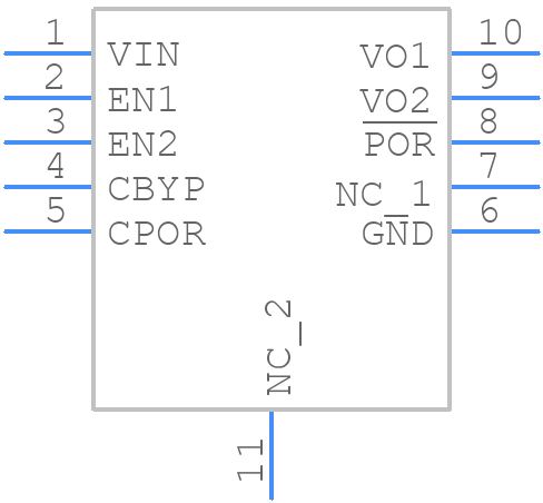 ISL9012IRNNZ - Renesas Electronics - PCB symbol