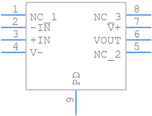 ISL28127FRTZ-T13 - Renesas Electronics - PCB symbol