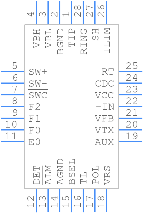 ISL5585AIMZ - Renesas Electronics - PCB symbol