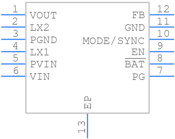 ISL9110IRTAZ-T7A - Renesas Electronics - PCB symbol