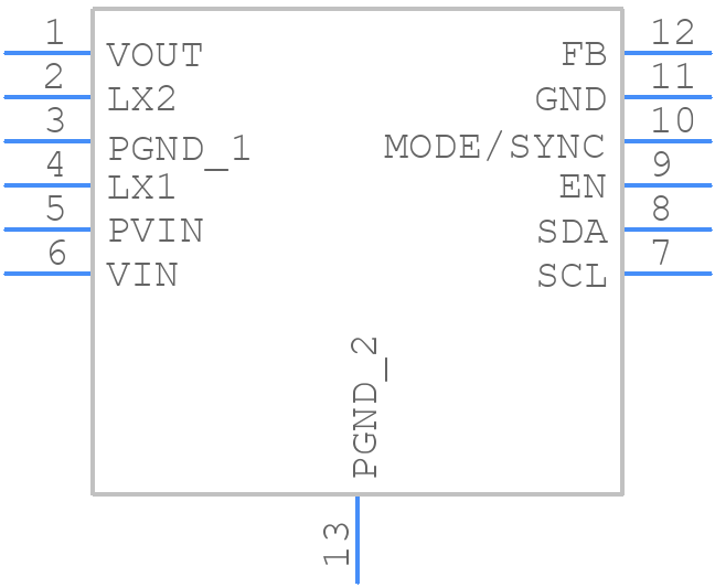 ISL9110IRTNZ-T - Renesas Electronics - PCB symbol