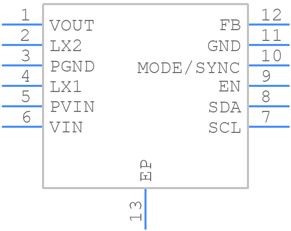 ISL9112IRT7Z - Renesas Electronics - PCB symbol