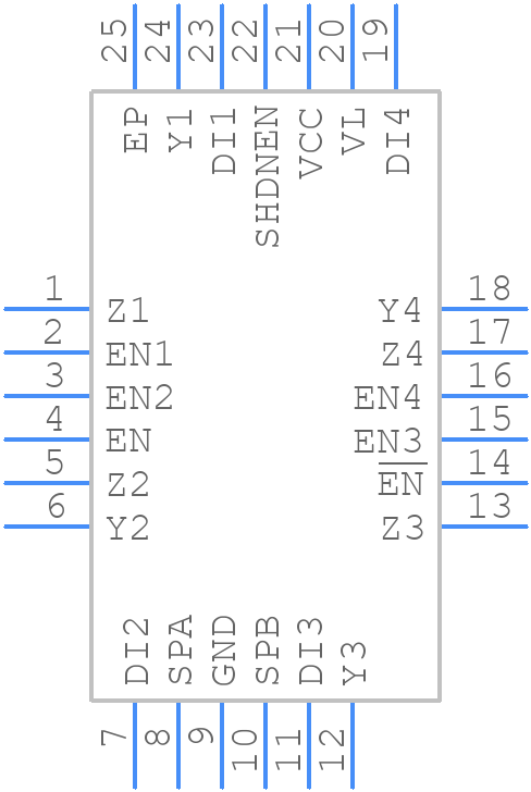 ISL32179EFRZ - Renesas Electronics - PCB symbol