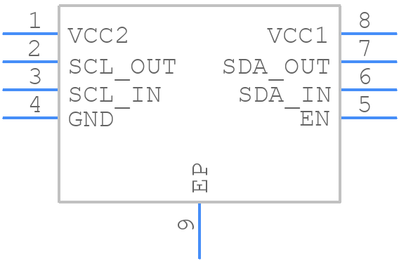 ISL33003IRT2Z - Renesas Electronics - PCB symbol