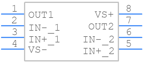 EL5263ISZ-T13 - Renesas Electronics - PCB symbol