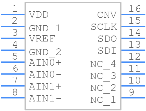 ISL26322FVZ - Renesas Electronics - PCB symbol