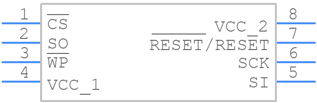 X5328S8Z-4.5A - Renesas Electronics - PCB symbol