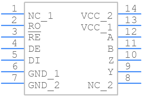 ISL31490EIBZ - Renesas Electronics - PCB symbol